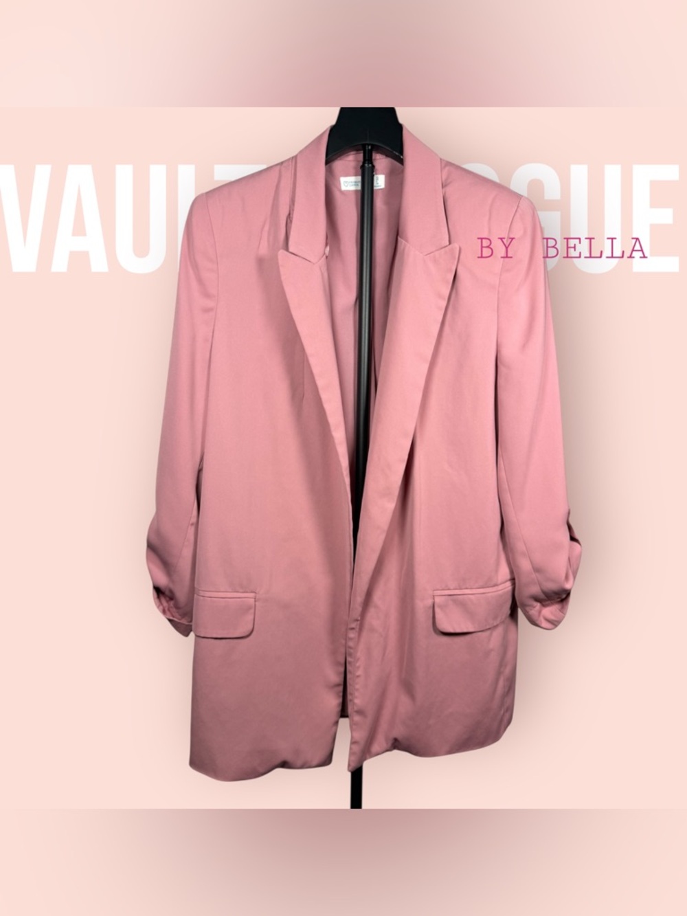Primark Blush Pink Draped Blazer
